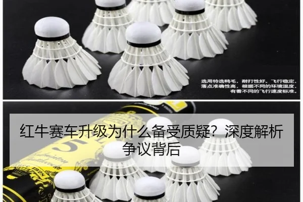 红牛赛车升级为什么备受质疑？深度解析争议背后